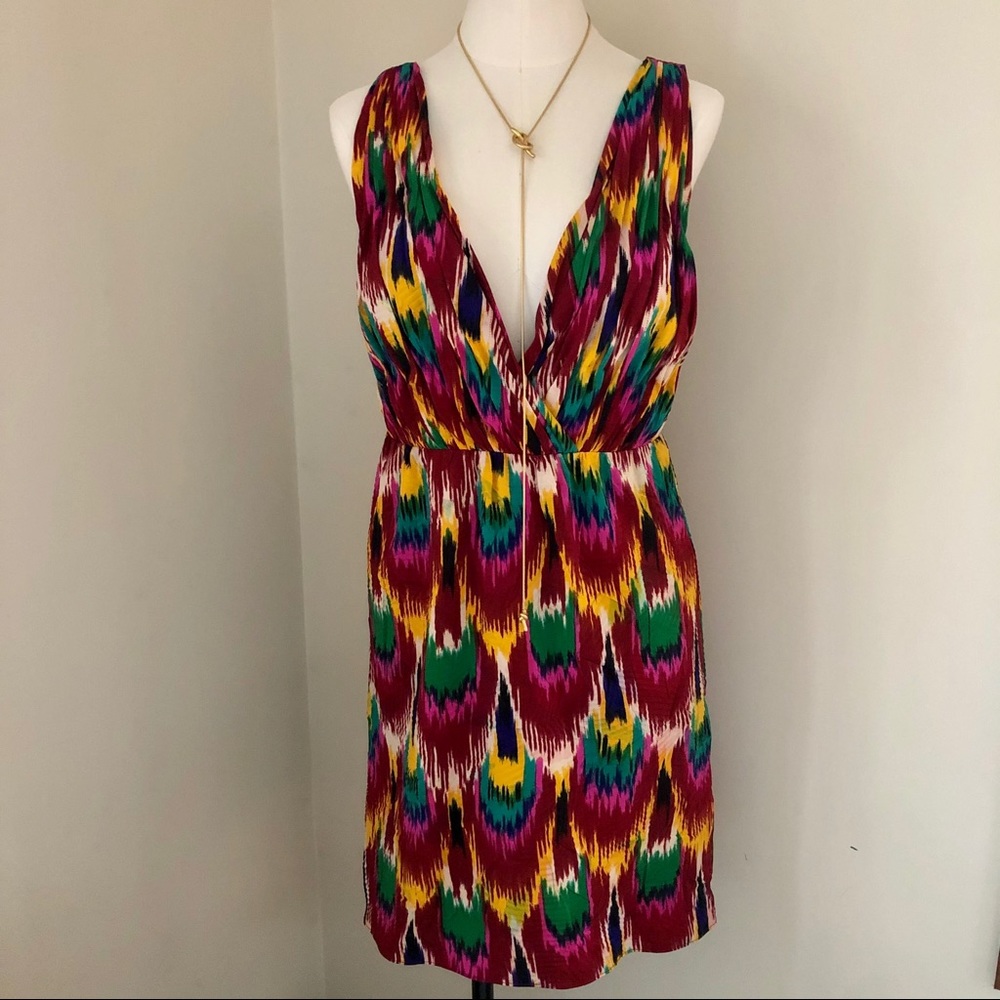 NWT Alice + Olivia Ikat Alameda Dress
